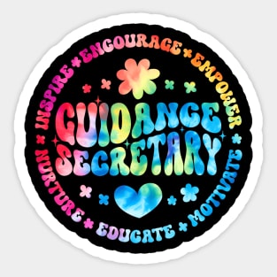 Groovy Guidance Secretary Appreciation Week Back to School Sticker